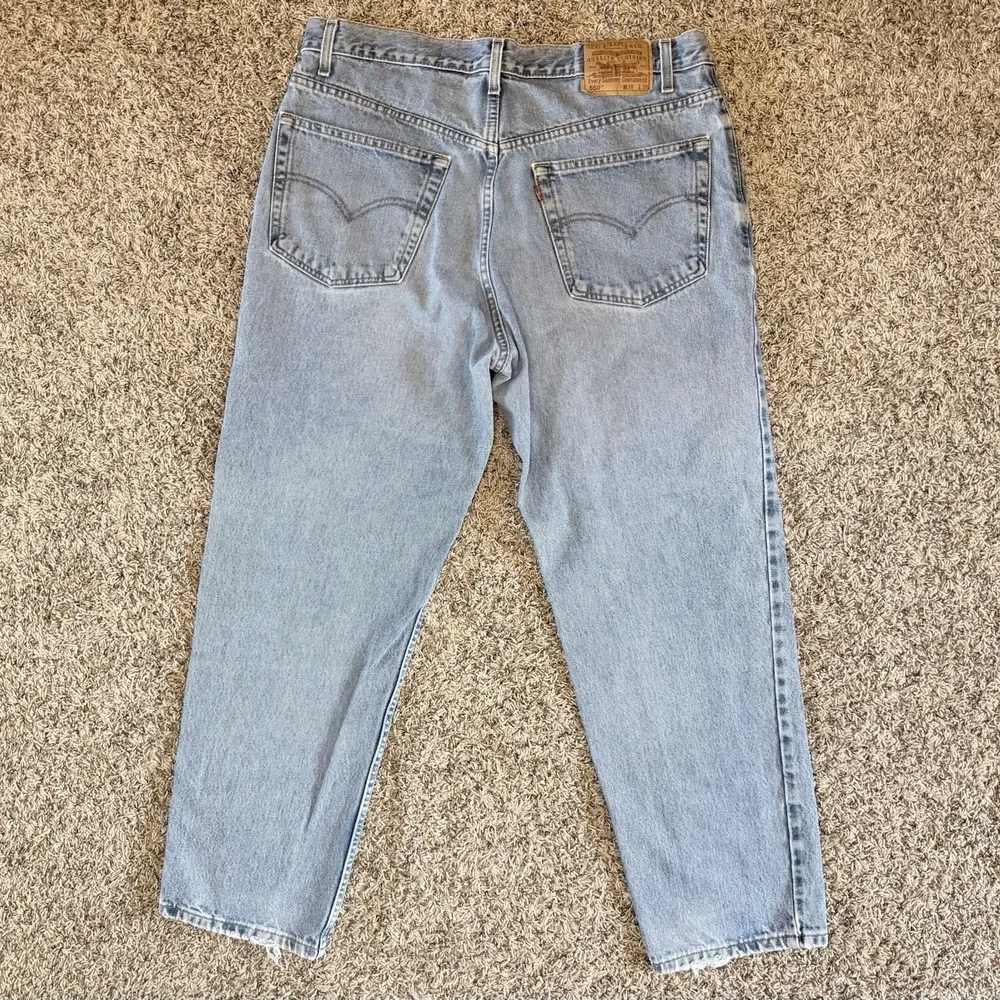 Vintage Levi's 550 Jeans Mens 38x30 Blue Denim Light Wash Regular Relaxed 90s